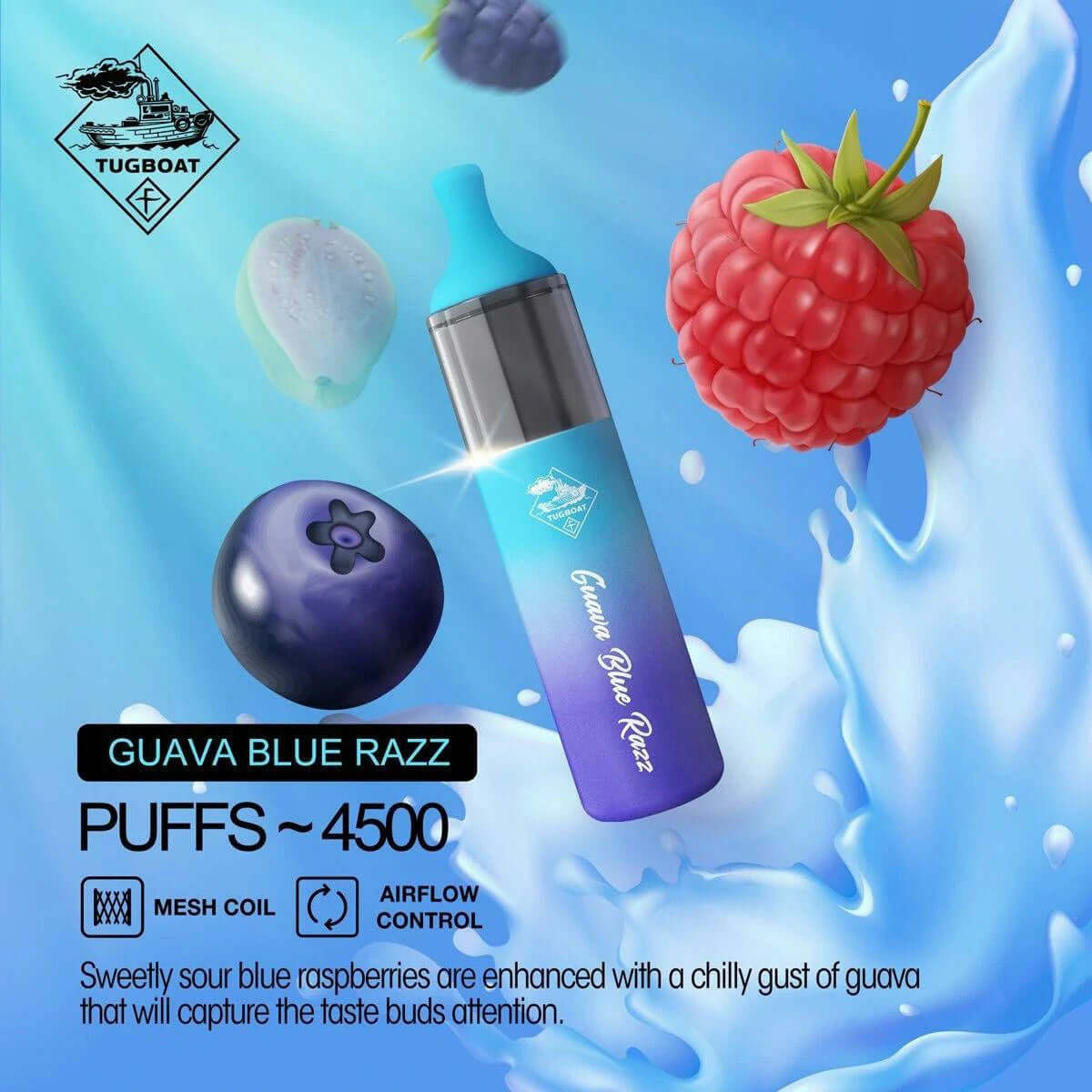 Tugboat EVO 4500 Puffs Disposable Vape Pod – Dubai Popular Choice
