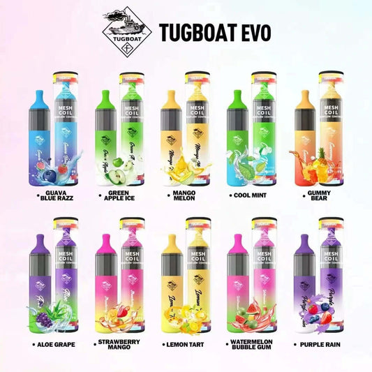 Tugboat EVO 4500 Puffs Disposable Vape Pod – Dubai Popular Choice