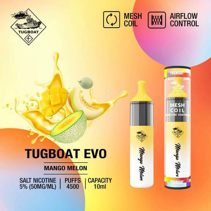 Tugboat EVO 4500 Puffs Disposable Vape Pod – Dubai Popular Choice