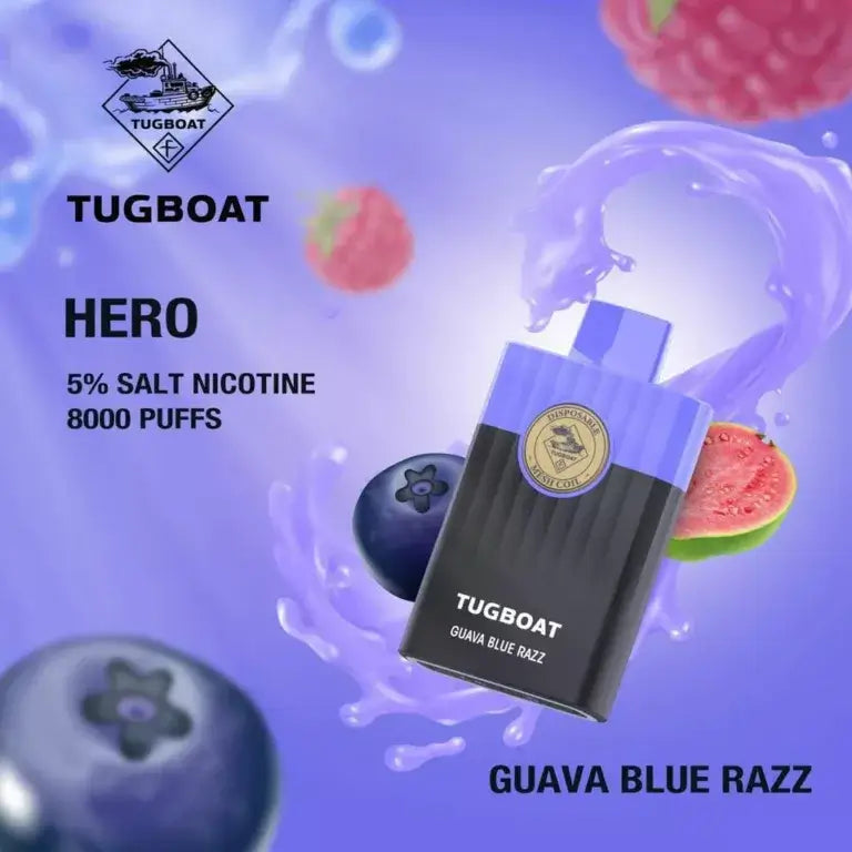 Tugboat Hero 8000 Puffs Disposable Vape in Dubai, UAE - Best Offers on TUGBOAT - HERO Pod KitTUGBOAT