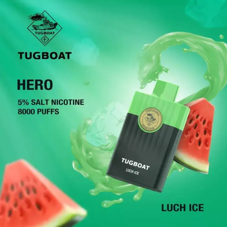 Tugboat Hero 8000 Puffs Disposable Vape in Dubai, UAE - Best Offers on TUGBOAT - HERO Pod KitTUGBOAT