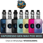VAPORESSO Gen Max 220W Vape Kit – Powerful Pod Mod in Dubai UAE