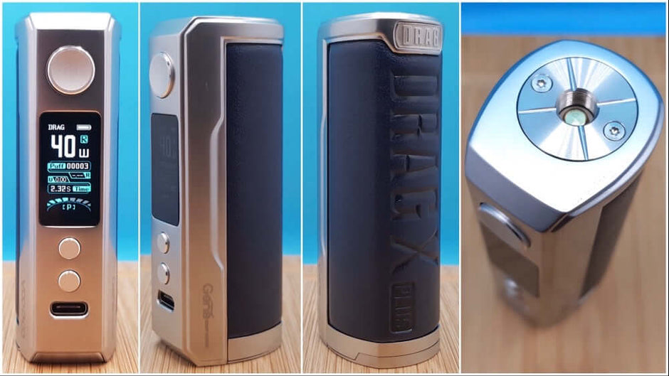 voopoo drag x plus prussian blue Buy Authentic Voopoo Drag X Plus Pod Mod + TPP Tank Kit Prussian Blue main image 1
