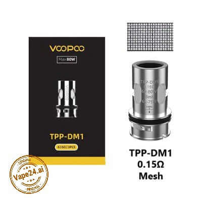 VooPoo TPP DM Coil Series 3PC/PACK Buy Online Dubai UAE 2024Cloud Chasing,Drag 3,Drag X Plus,Dubai Vape Coils,High VG E-Liquid,Mesh Coils,Sub-Ohm Vaping,TPP DM Coils,TPP Pod Tank,Vape Coil Replacement