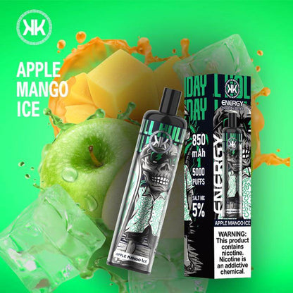 KK Energy 5000 Puffs Rechargeable Vape – Dubai E-Cigarette