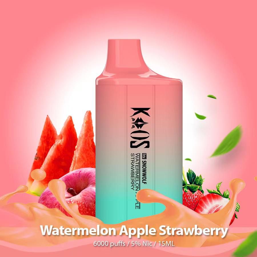 Kaos by SnowWolf 6000 Puffs Disposable Vape – 15ml, Type-C, MTL