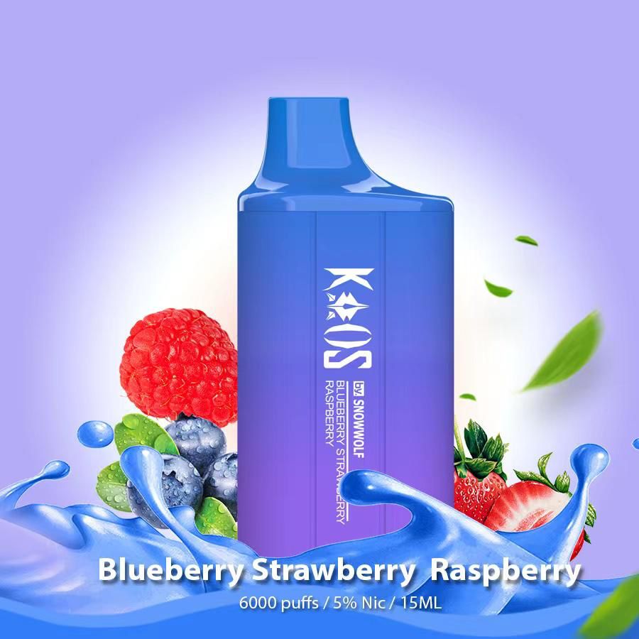 Kaos by SnowWolf 6000 Puffs Disposable Vape – 15ml, Type-C, MTL