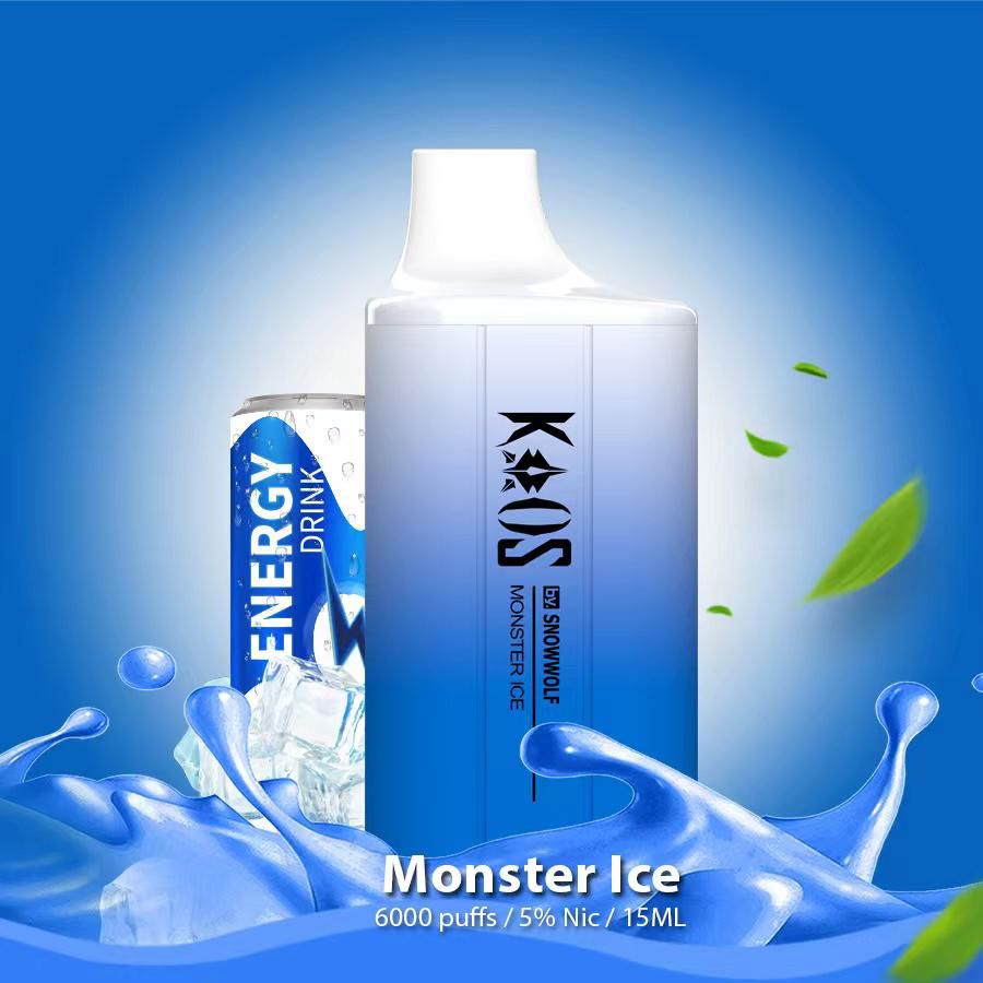 Kaos by SnowWolf 6000 Puffs Disposable Vape – 15ml, Type-C, MTL