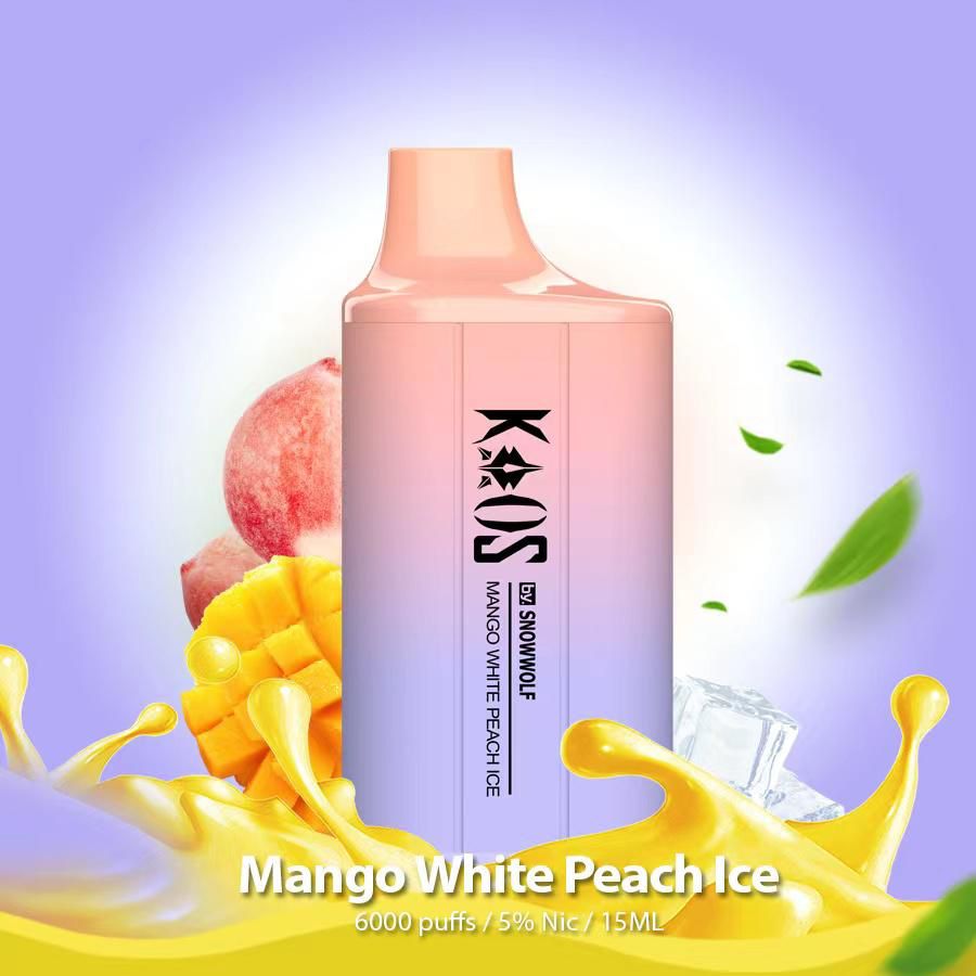 Kaos by SnowWolf 6000 Puffs Disposable Vape – 15ml, Type-C, MTL