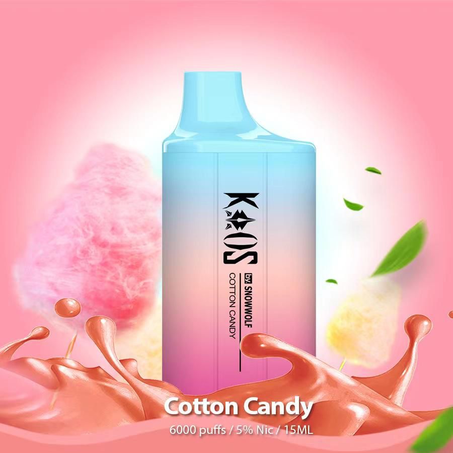 Kaos by SnowWolf 6000 Puffs Disposable Vape – 15ml, Type-C, MTL
