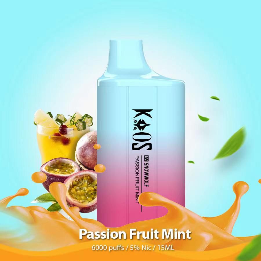 Kaos by SnowWolf 6000 Puffs Disposable Vape – 15ml, Type-C, MTL