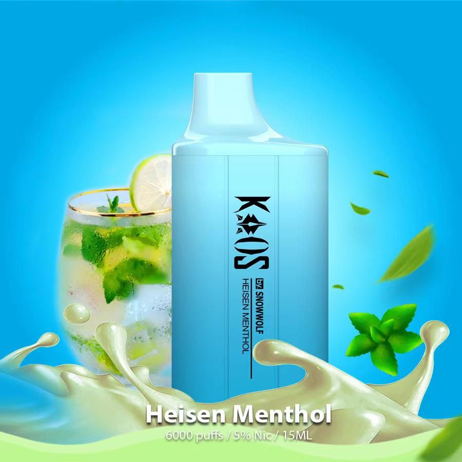 Kaos by SnowWolf 6000 Puffs Disposable Vape – 15ml, Type-C, MTL