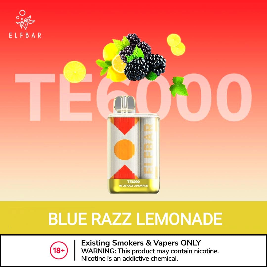 Elf Bar TE6000 Disposable Vape 6000 Puffs 50mg Dubai