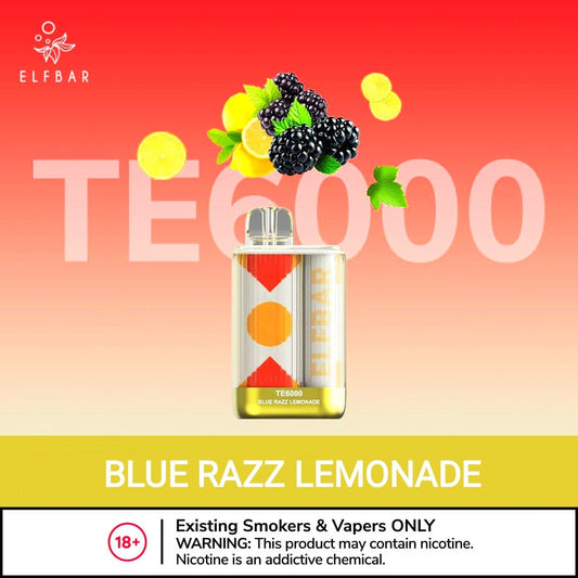 Elf Bar TE6000 Disposable Vape 6000 Puffs 50mg Dubai