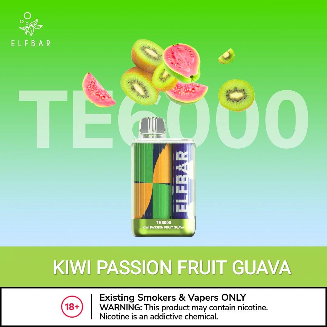 Elf Bar TE6000 Disposable Vape 6000 Puffs 50mg Dubai