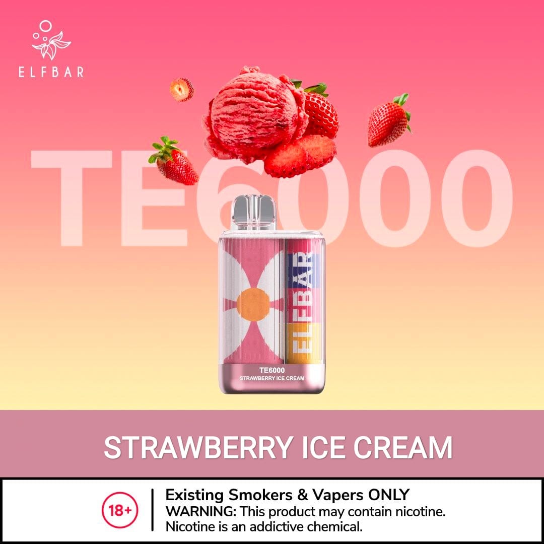 Elf Bar TE6000 Disposable Vape 6000 Puffs 50mg Dubai