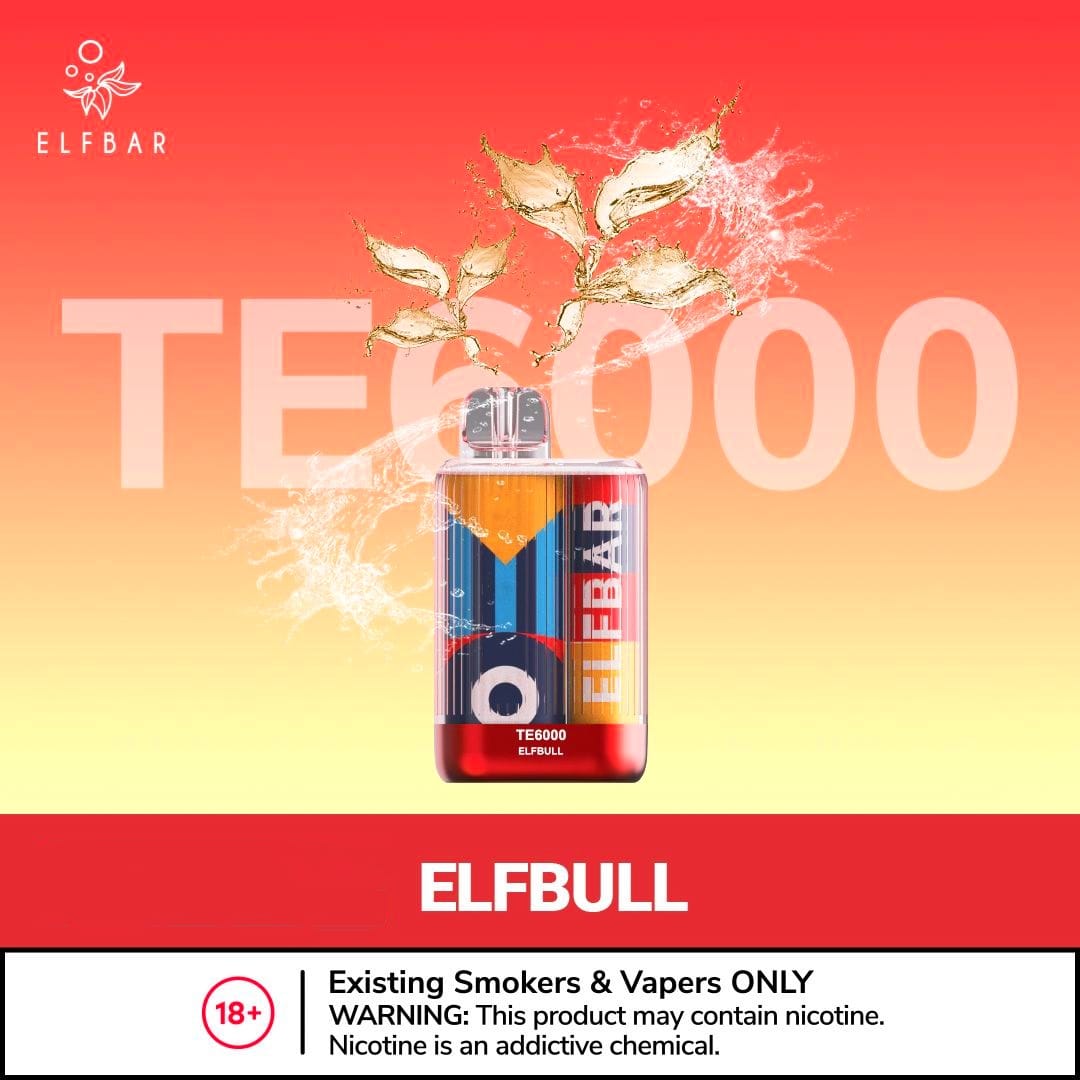 Elf Bar TE6000 Disposable Vape 6000 Puffs 50mg Dubai