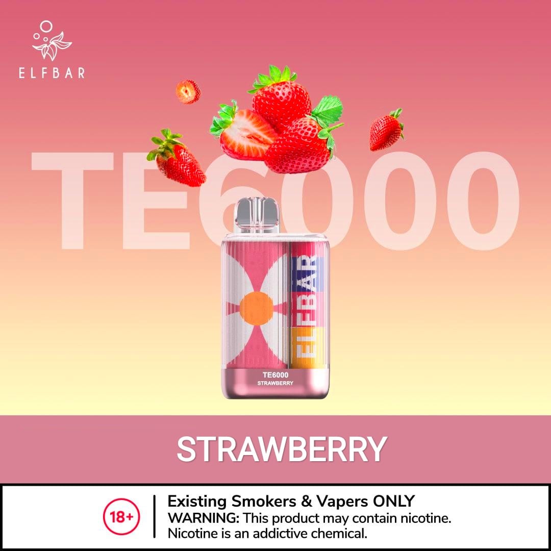 Elf Bar TE6000 Disposable Vape 6000 Puffs 50mg Dubai