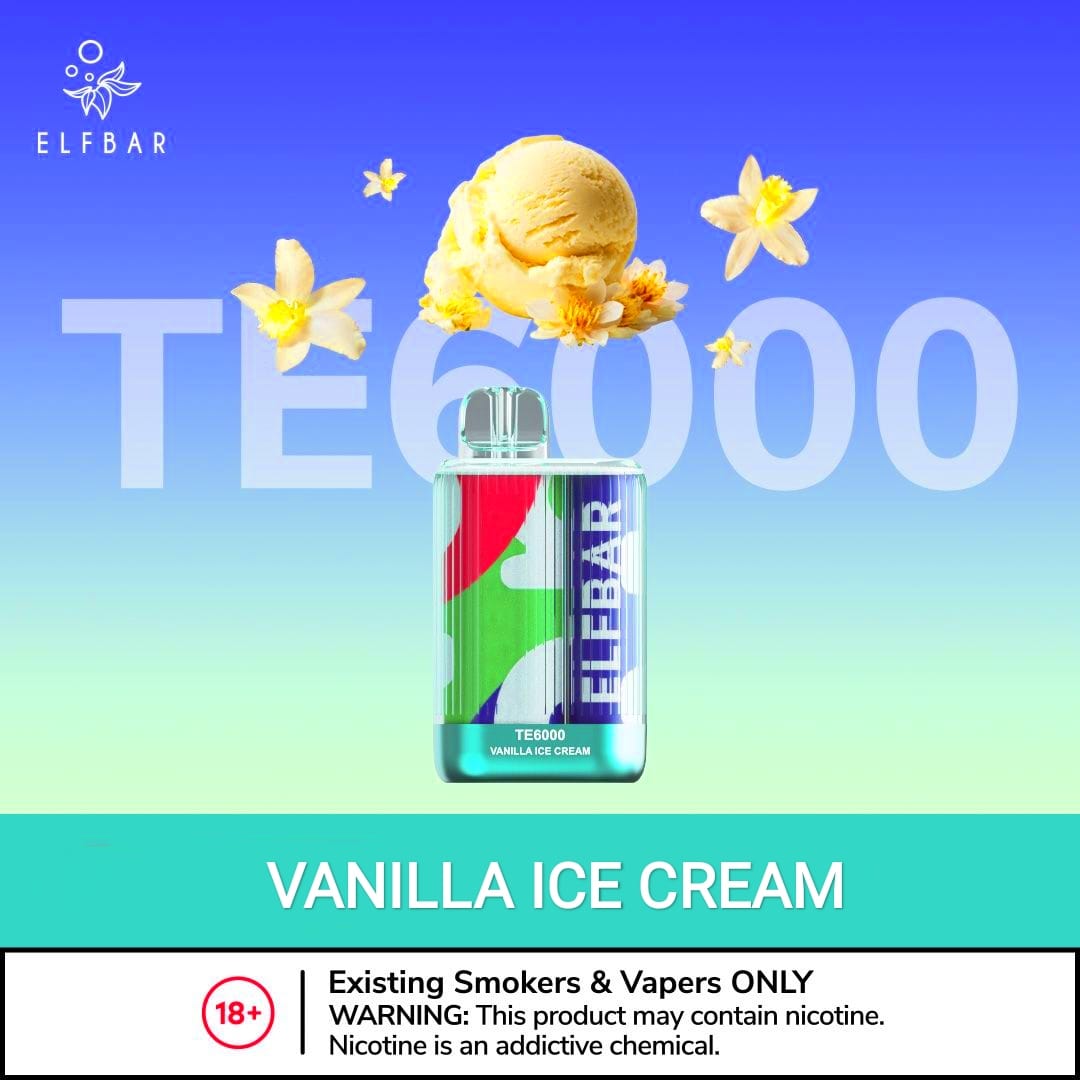 Elf Bar TE6000 Disposable Vape 6000 Puffs 50mg Dubai