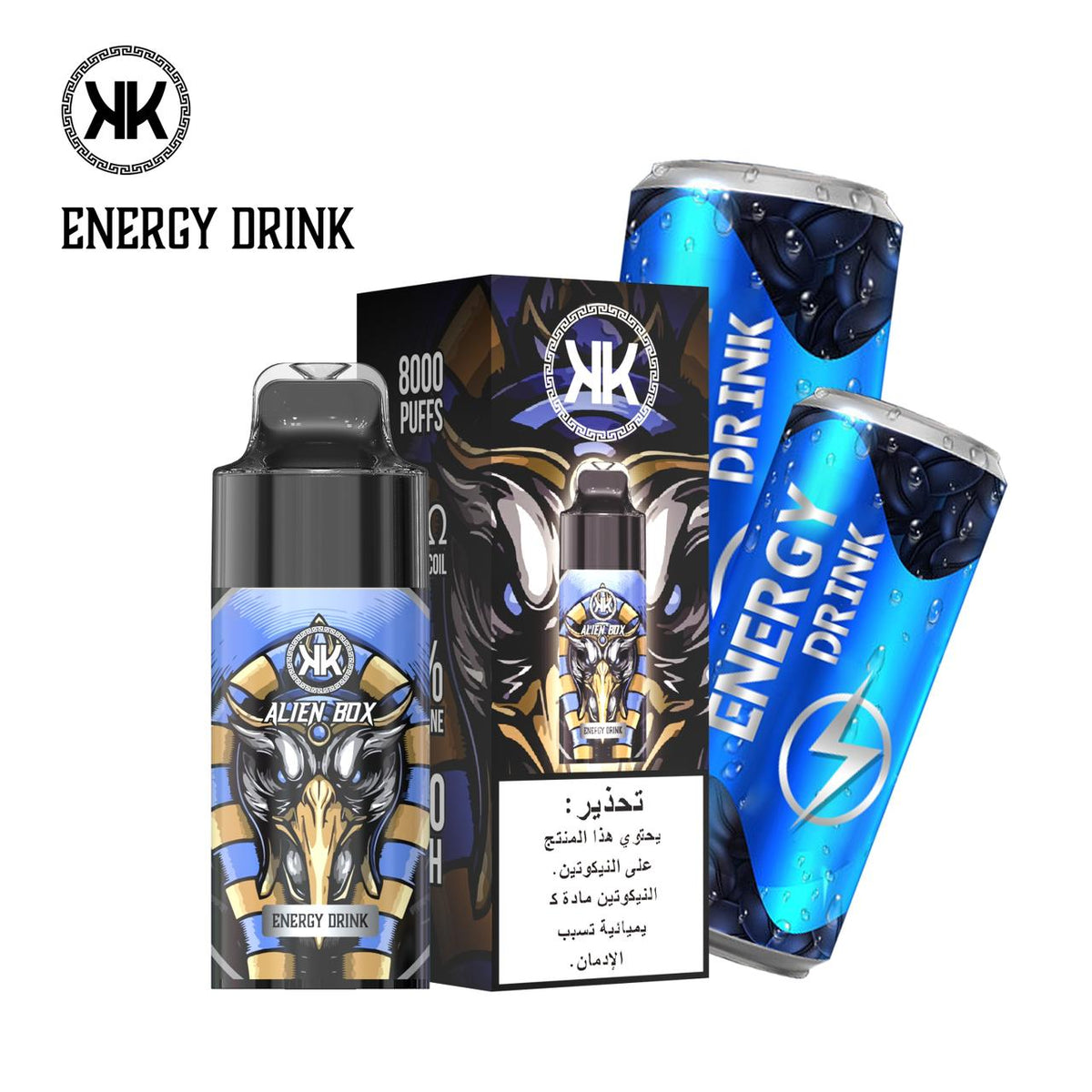 KK Alien Box 8000 Puffs – Rechargeable Disposable Vape in Dubai UAE