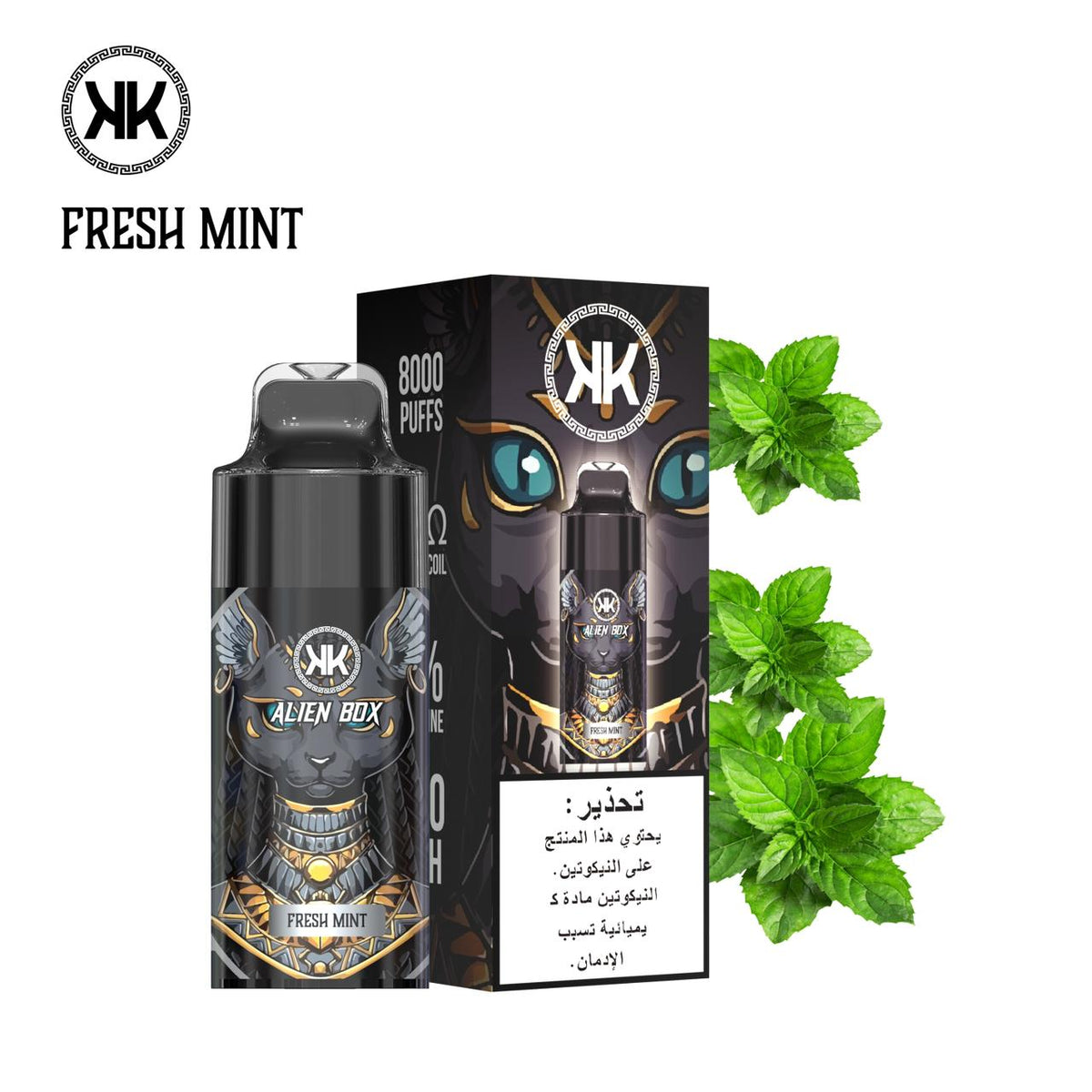 KK Alien Box 8000 Puffs – Rechargeable Disposable Vape in Dubai UAE
