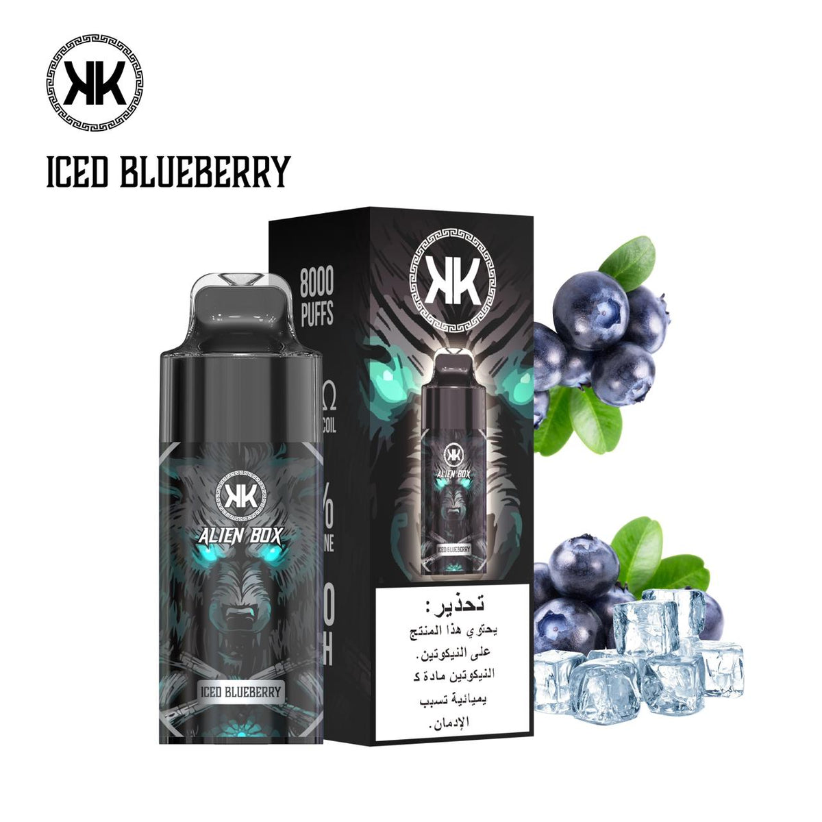 KK Alien Box 8000 Puffs – Rechargeable Disposable Vape in Dubai UAE