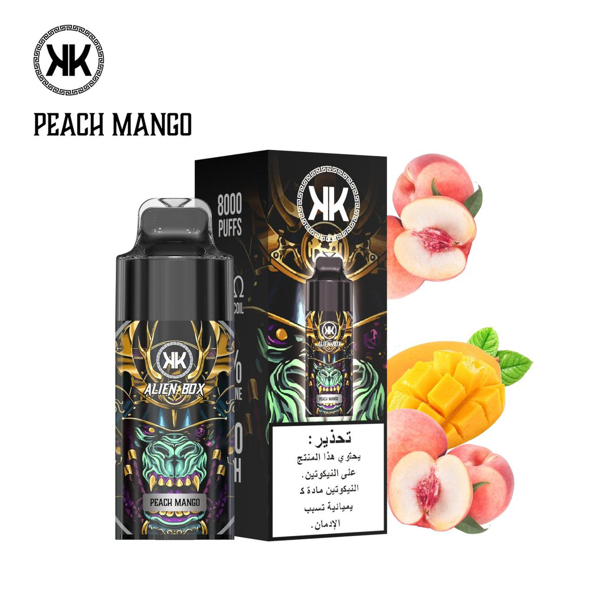 KK Alien Box 8000 Puffs – Rechargeable Disposable Vape in Dubai UAE