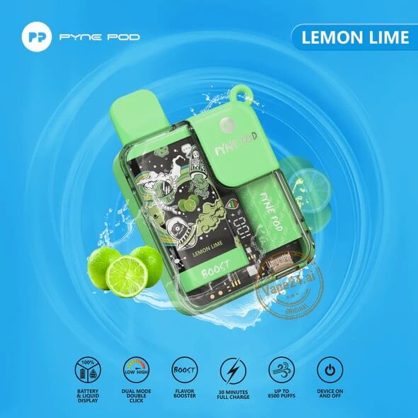 PYNE POD 8500 Puffs Disposable Vape – 5% Nic Salt | Dubai, UAE
