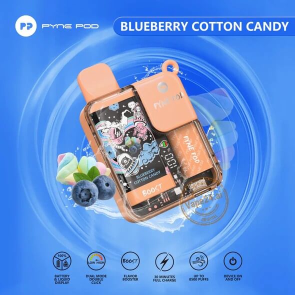 PYNE POD 8500 Puffs Disposable Vape – 5% Nic Salt | Dubai, UAE