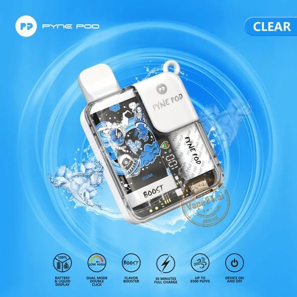 PYNE POD 8500 Puffs Disposable Vape – 5% Nic Salt | Dubai, UAE