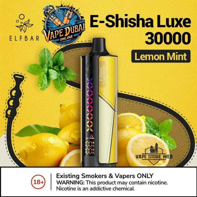 Elfbar E-Shisha Luxe 30000  Rechargeable DTL Vape Shop in Dubai  Vape  Dubai Online
